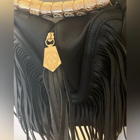 🆕Exquisitely BOHO black faux leather purse is back in stock!! Price dropped NWT. - Picture 7 of 15